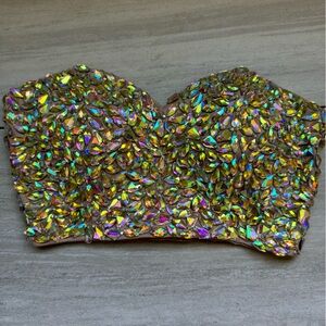 Marciano Rhinestone crop